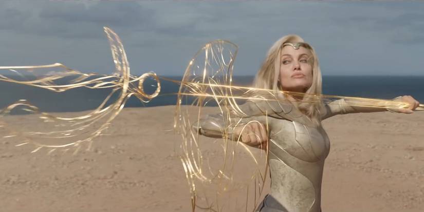 Angelina Jolie as Thena in Marvel's Eternals