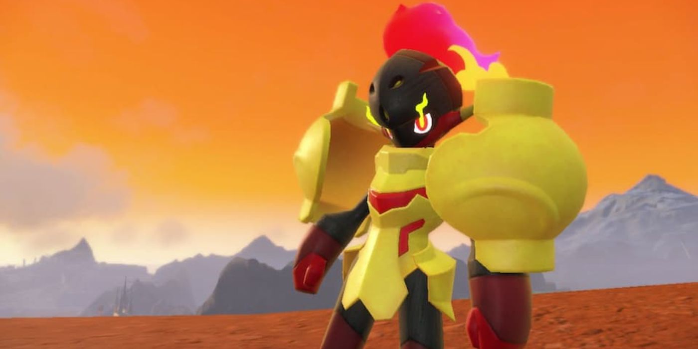 Armarouge in Pokémon Scarlet.