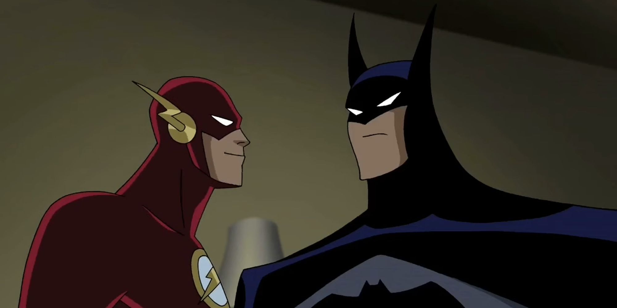Batman e o Flash juntos em Justice League Unlimited