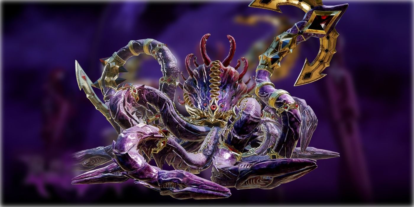 Bayonetta 3 Kraken Enemy Blurred Background