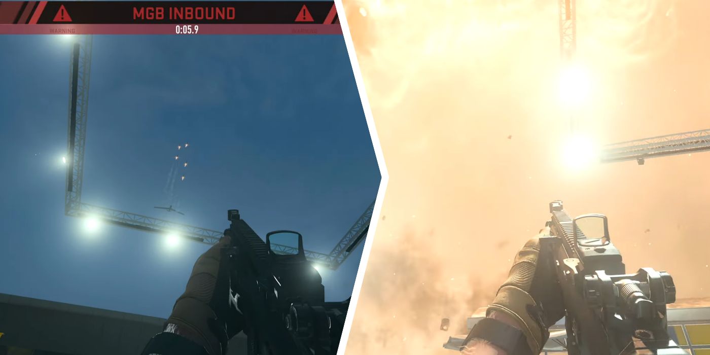 Antes e Depois de um Killstreak Tático MGB Nuke em MW2