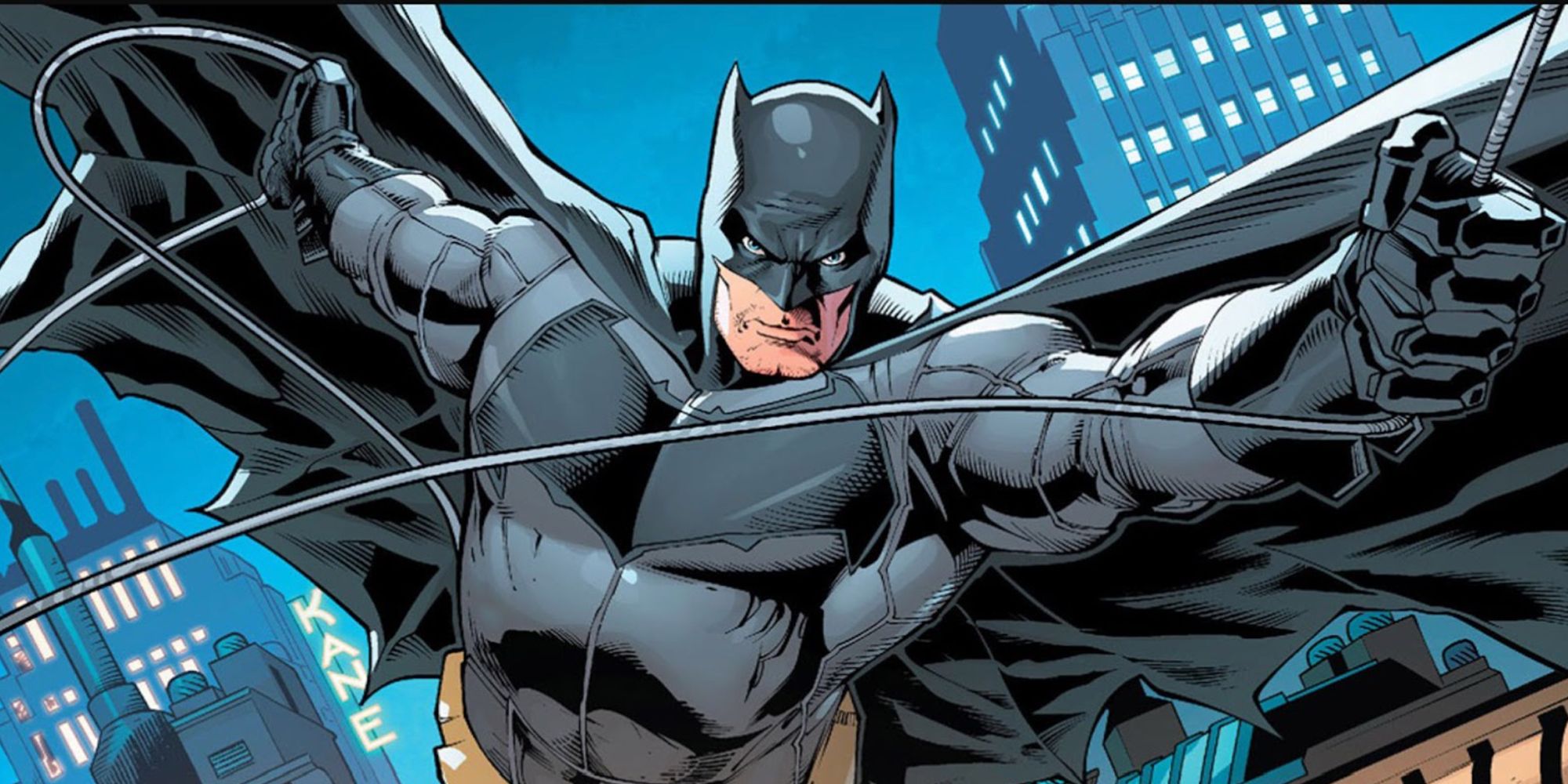 Ben Affleck's Batman battles his way through town in the Batman V Superman Dawn Of Justice prequel comic