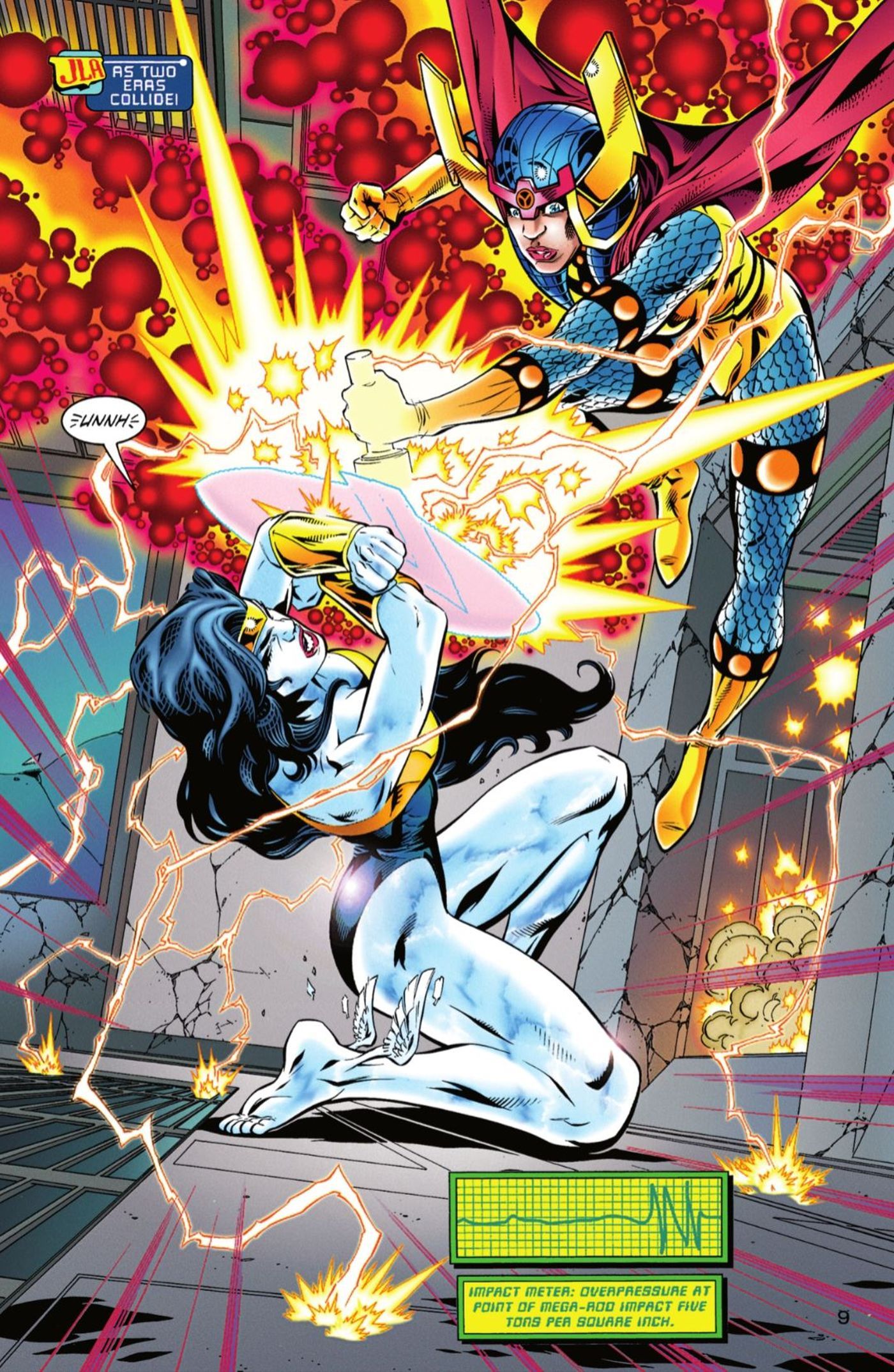 Big Barda vs. Wonder Woman JLA One Million DC Comics