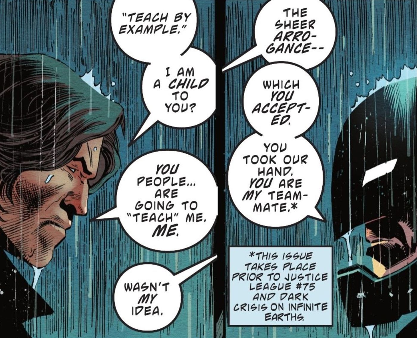 Adão Negro Discordância da Liga da Justiça DC Comics