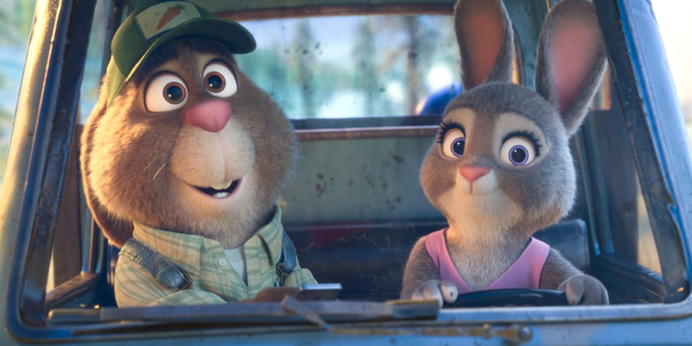 Bonnie Hopps and Stu Hopps in the episode Hopp on Board from Zootopia+
