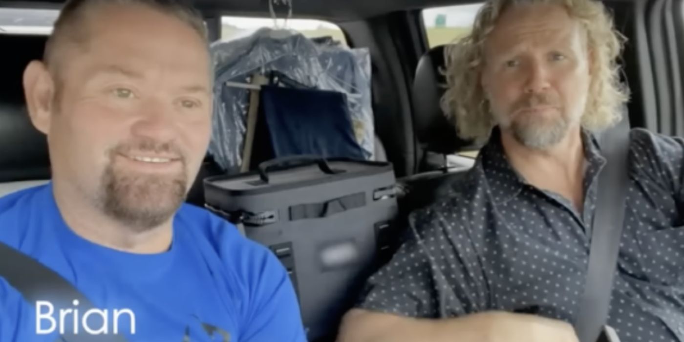 Brian and Koby in the car together in Sister Wives