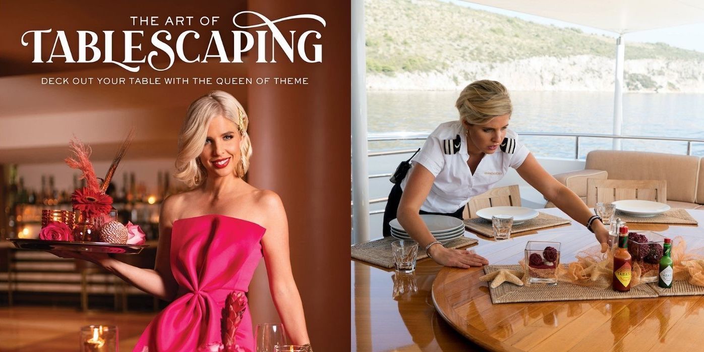 Bugsy's tablescapes on Below Deck and in her book