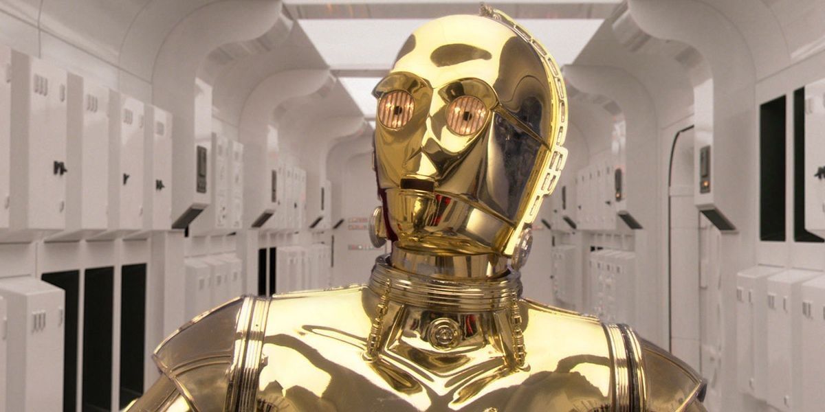 C-3PO on board Tantive IV in Star Wars