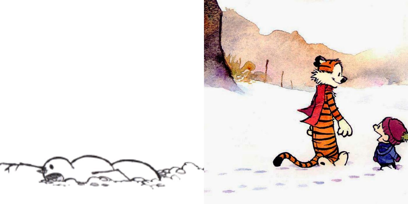 10 Funniest Calvin And Hobbes Snowman Comics