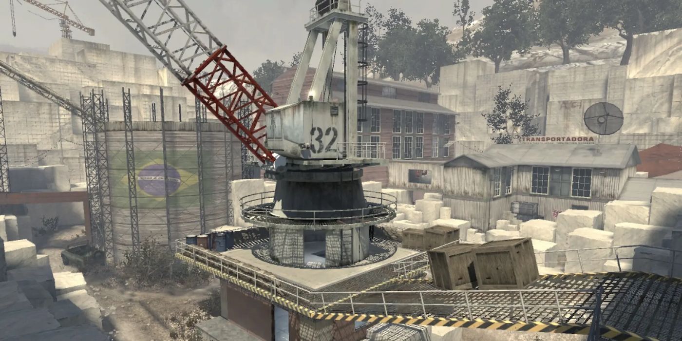 The mine map Quarry from the original Call of Duty Modern Warfare 2