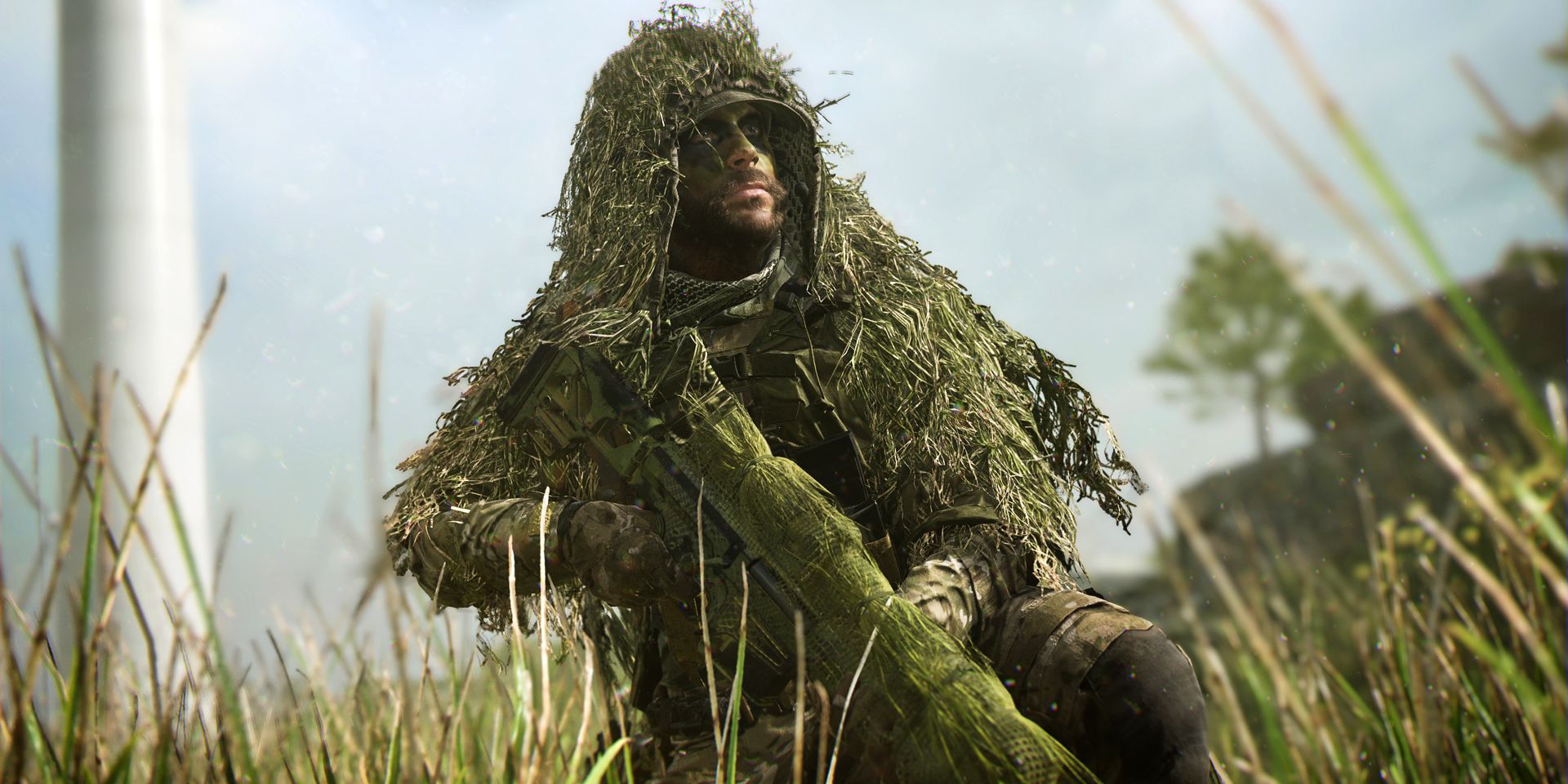 Call of Duty Modern Warfare 2 Character In Ghillie Suit Official Screenshot