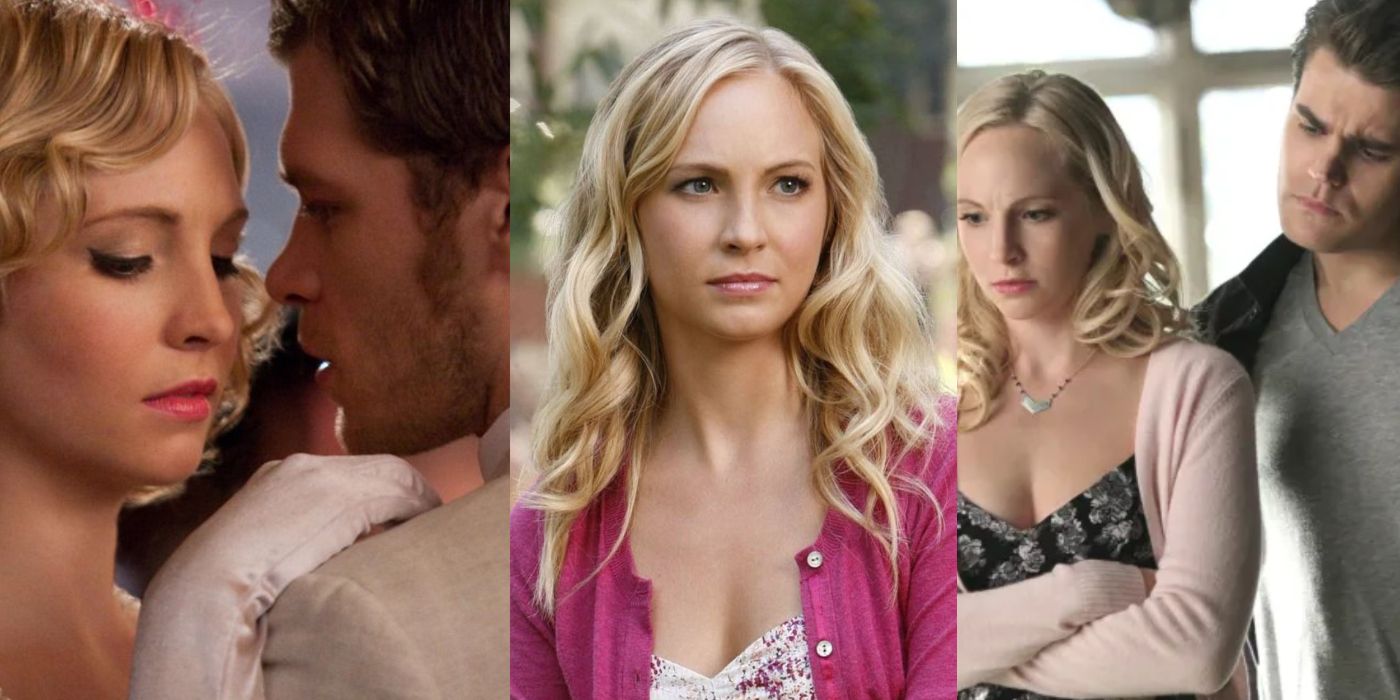 Calonine Forbes, Klaus and Stefan in Vampire Diaries