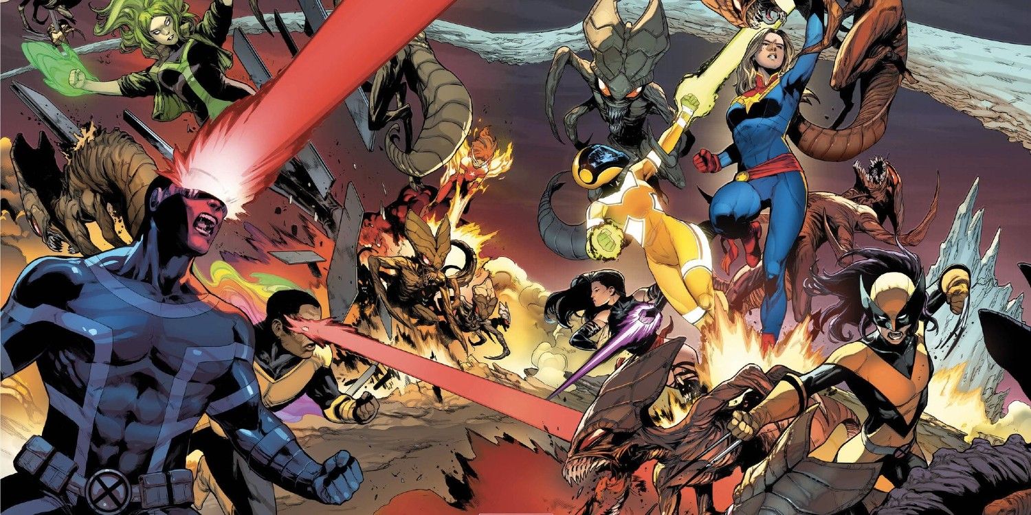 X-Men & Captain Marvel Revisit Iconic Brood War Team-Up In Epic New Event