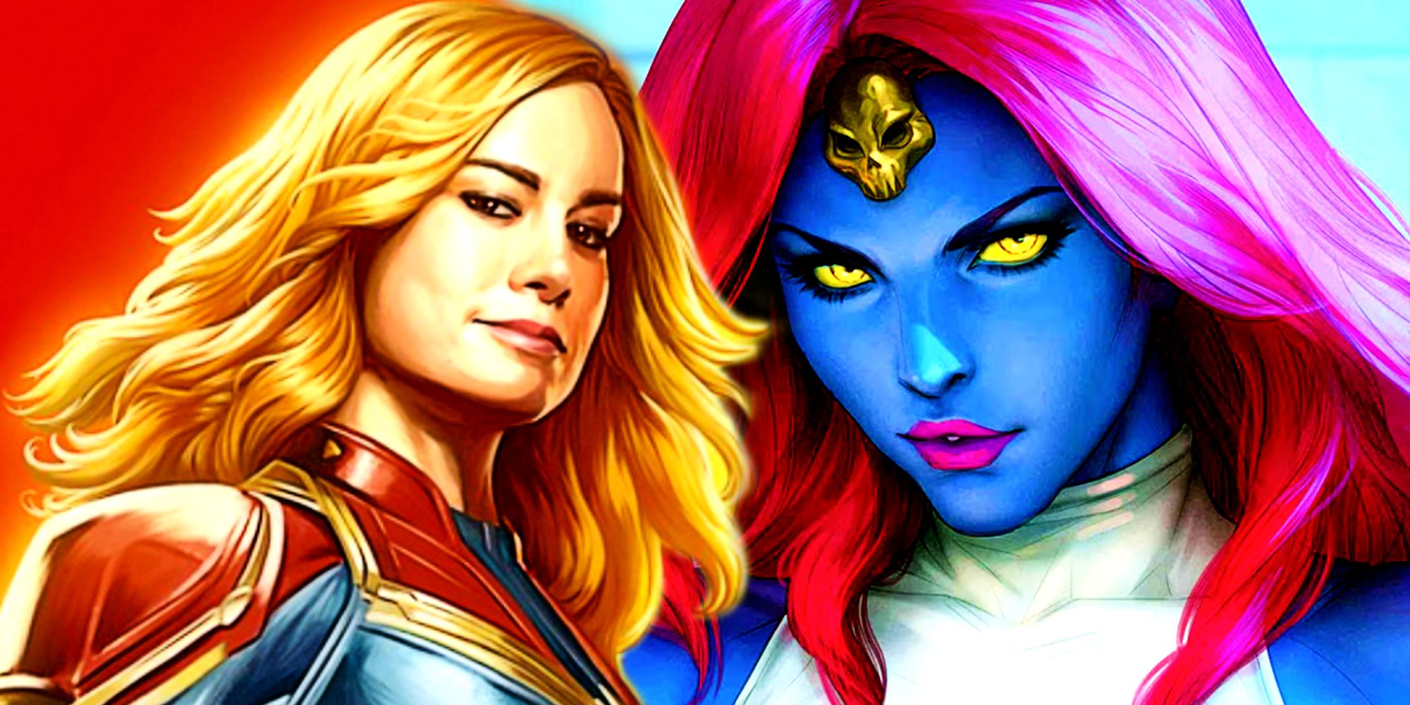 Captain Marvel and Mystique in the MCU