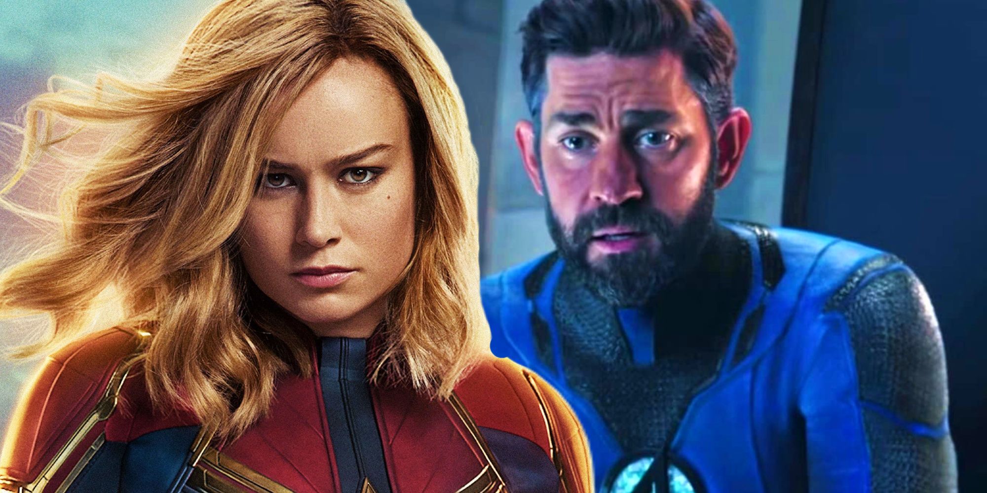 Captain Marvel and Reed Richards
