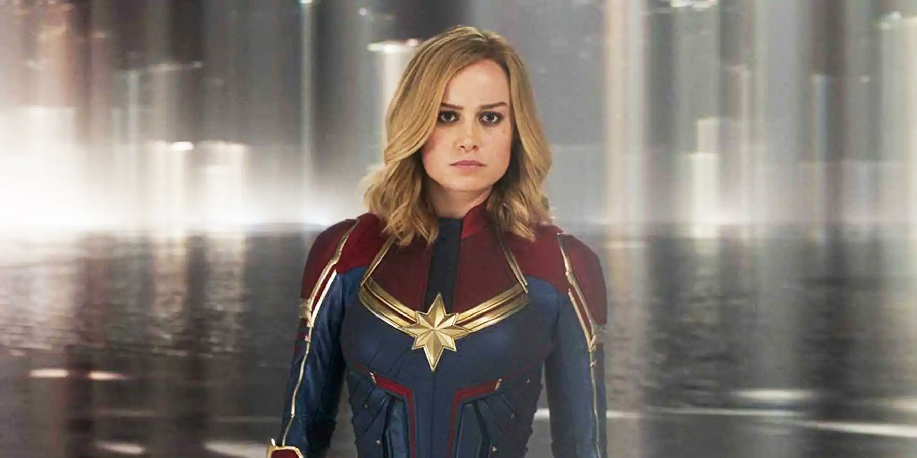 Captain Marvel in a dimension in the MCU