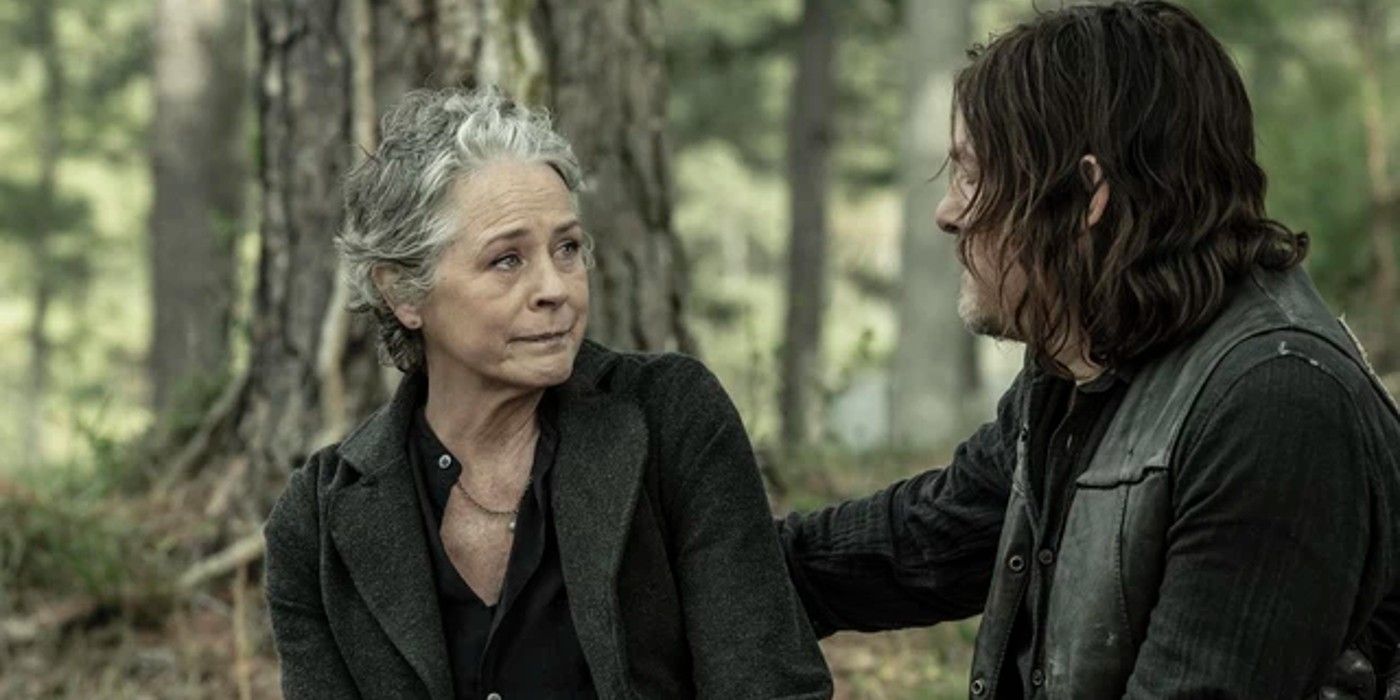Carol and Daryl in The Walking Dead series finale