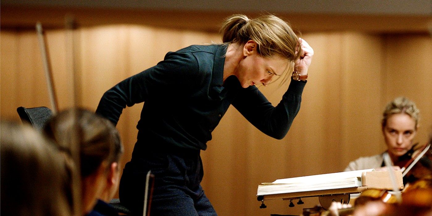 Cate Blanchet conducting in Tar movie