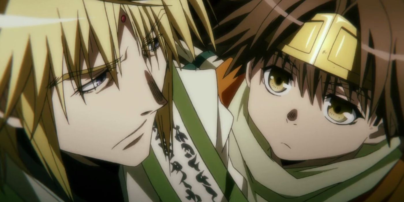 جينجو سانزو وسون جوكو من انمي سايوكي.