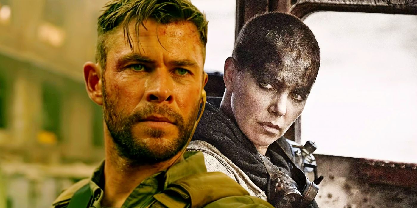 Custom image of Chris Hemsworth juxtaposed with Charlize Theron as Furisoa.