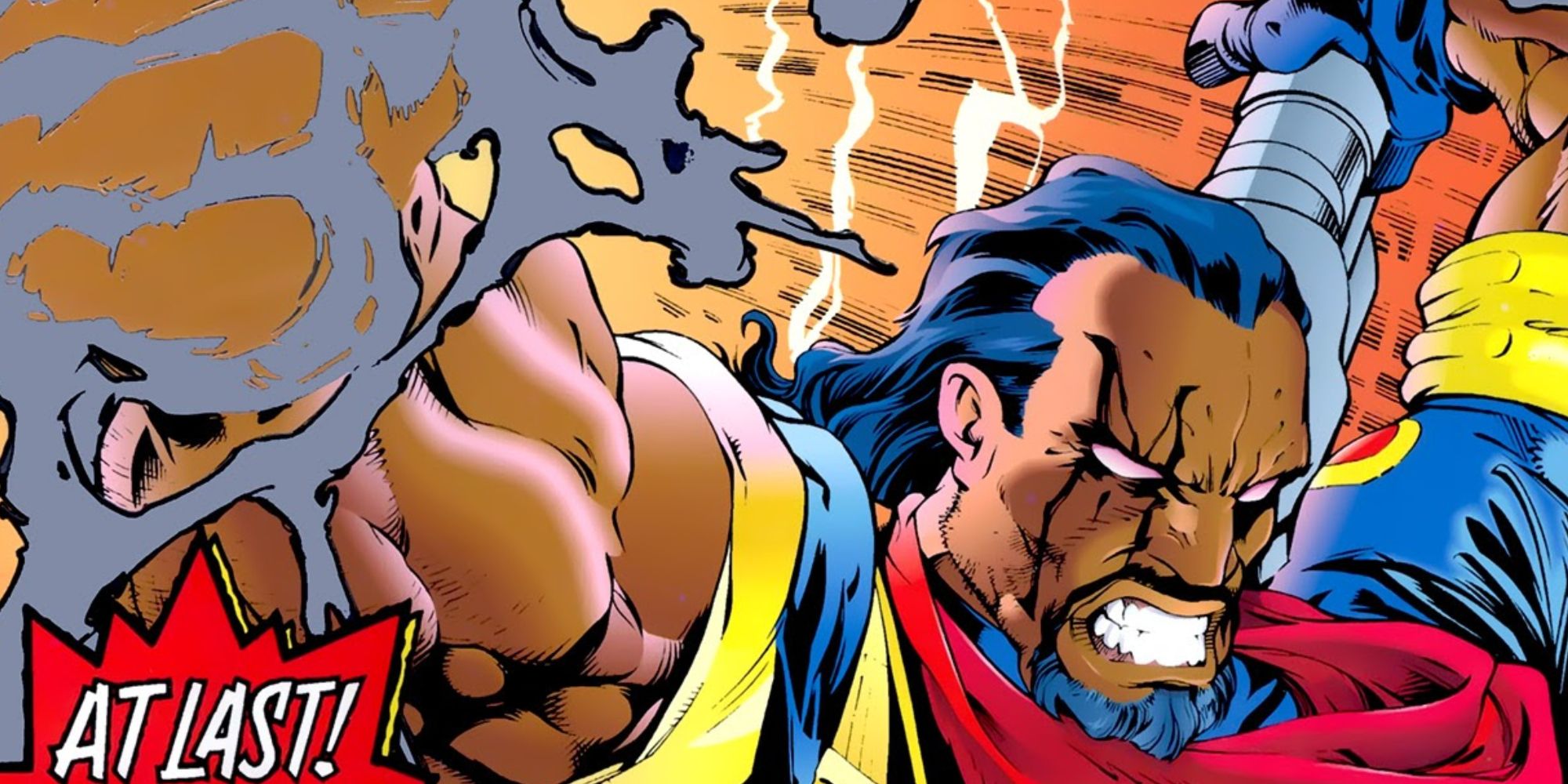 Bishop uses his powers in Marvel Comics.