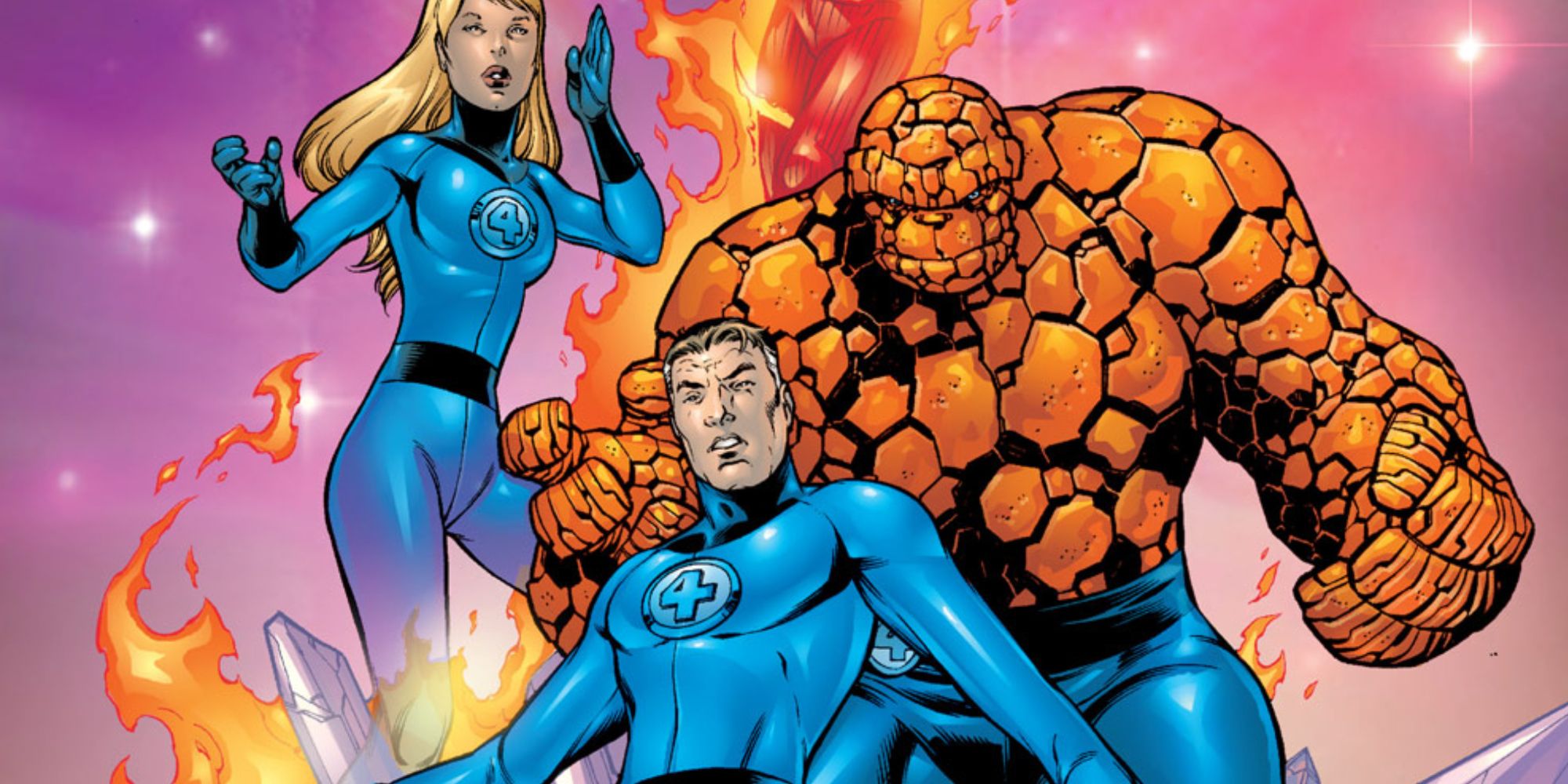 The Fantastic Four appear in art by Carlos Pacheco.