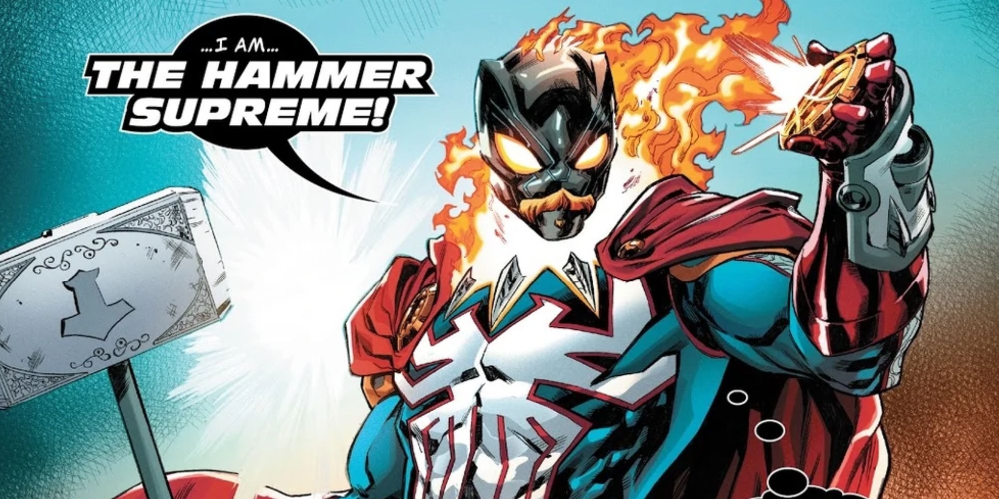 The Hammer Supreme uses his powers in Marvel Comics.