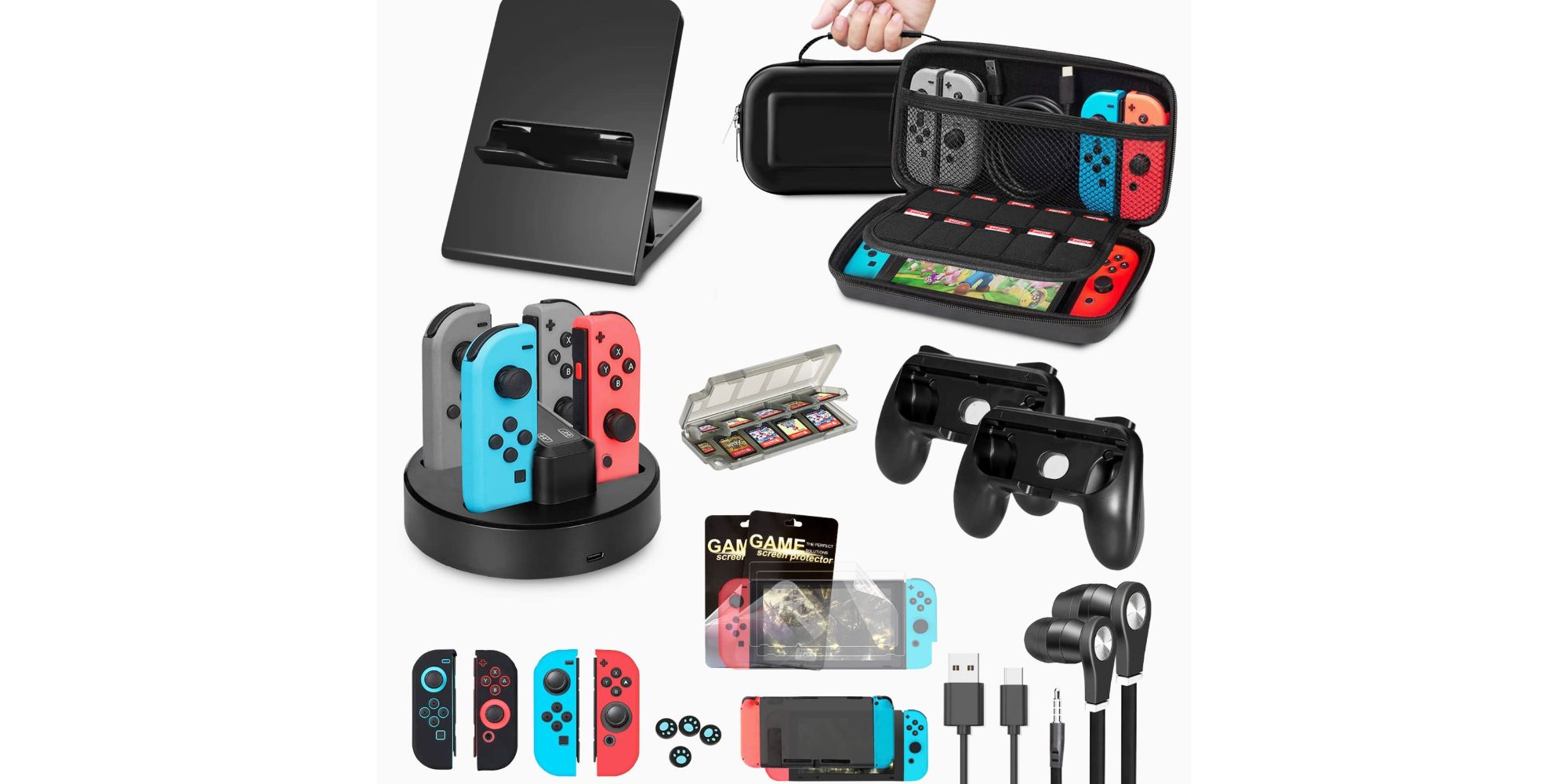21-in-1 Nintendo Switch Accessories Bundle from Amazon