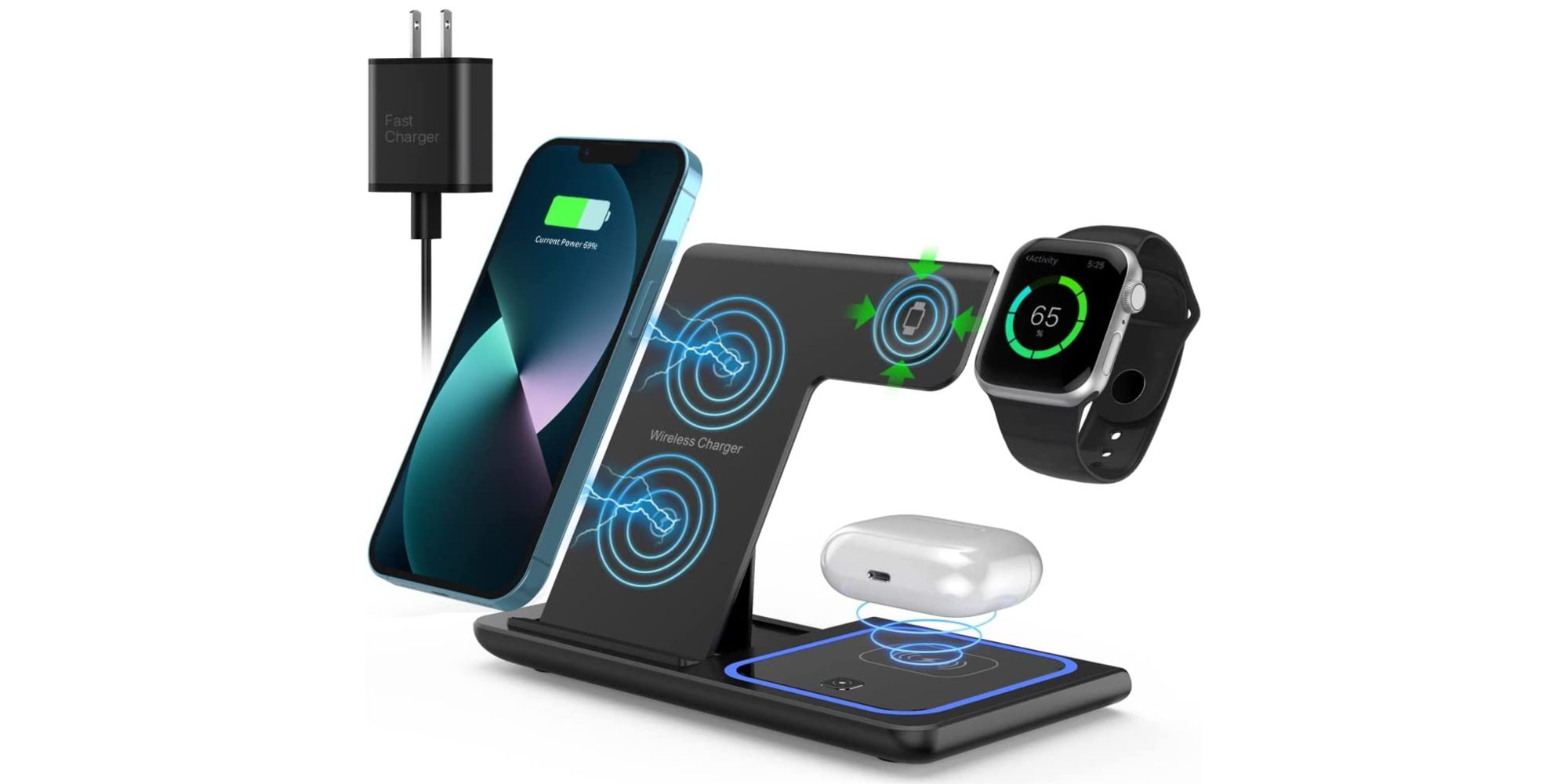 Anylinco 3-in-1 wireless charger from Amazon