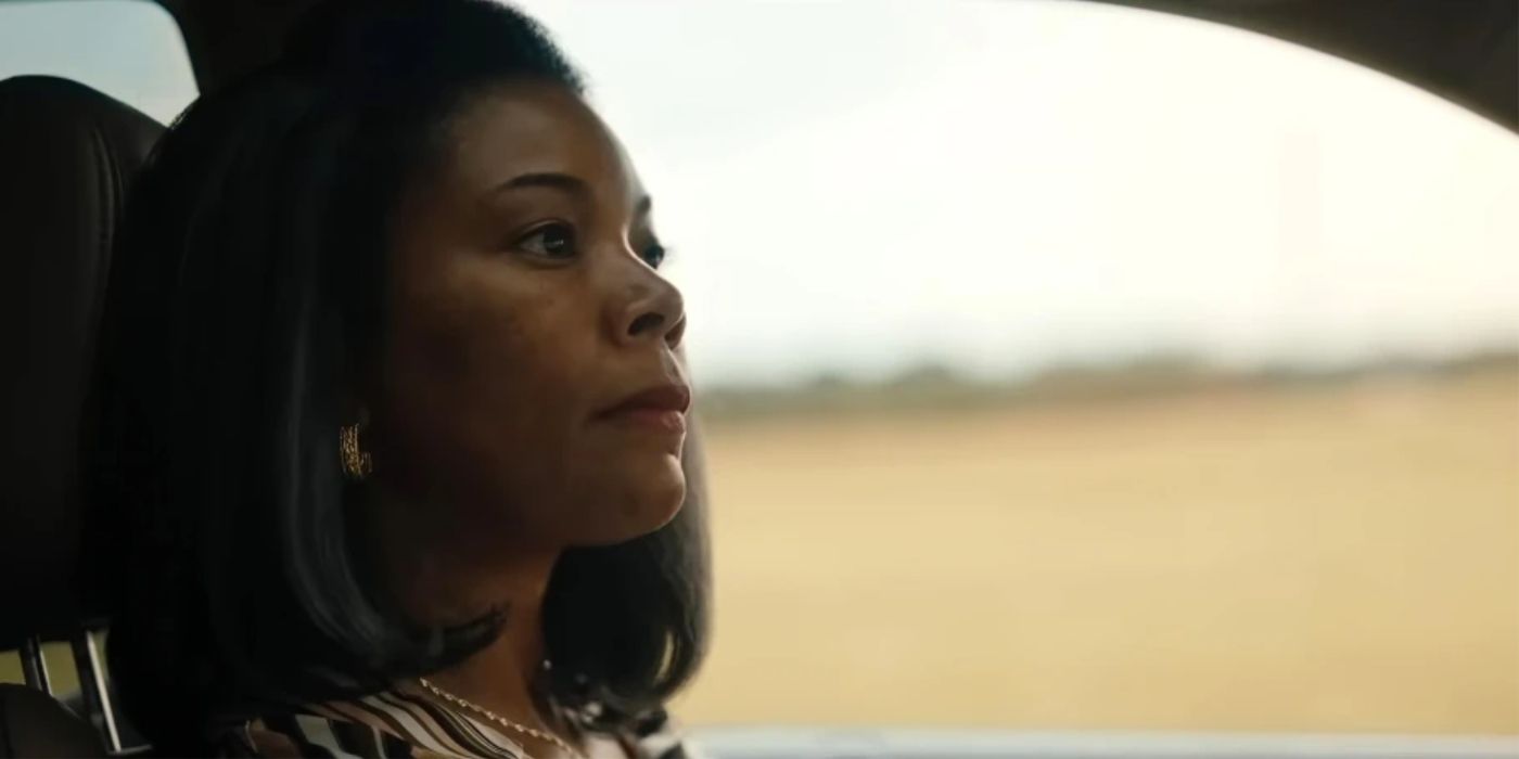 Gabrielle Union in a car in The Inspection.