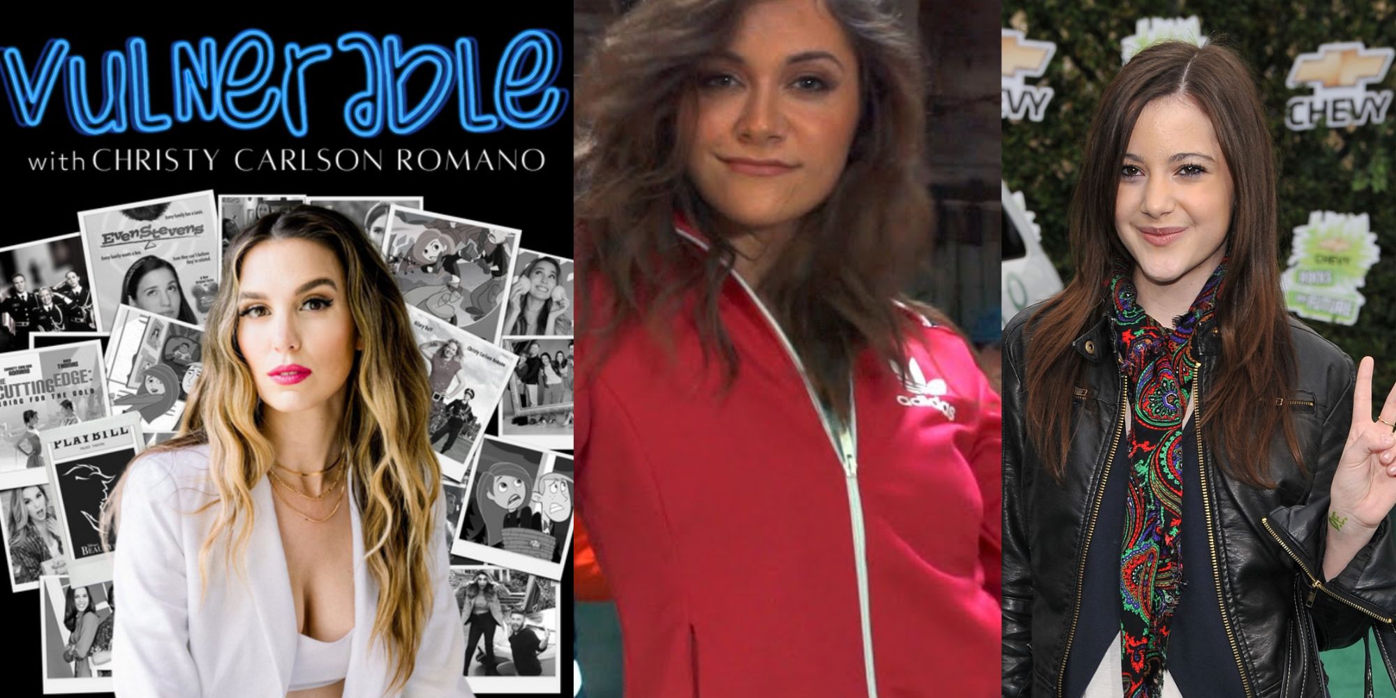 Split Image Christie Carlson Romano Podcast Promo, Alyson Stoner, and Alexa Nikolas