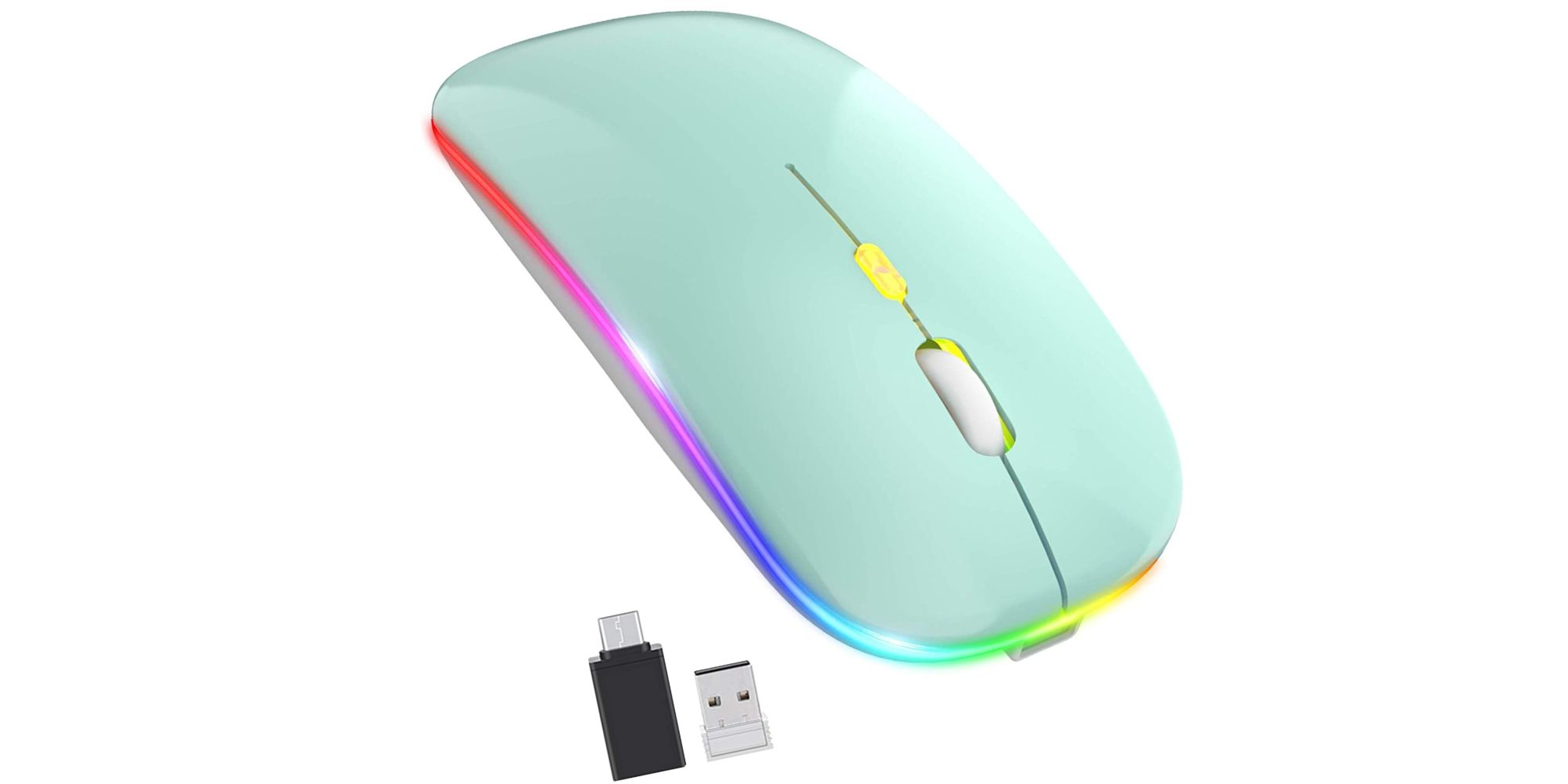 Mouse sem fio LED e recarregável da Amazon