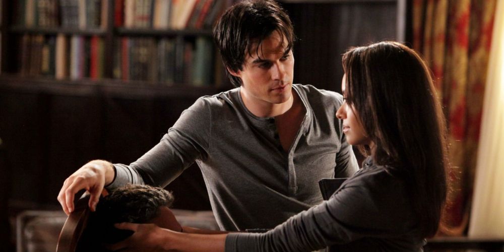 Damon and Bonnie in The Vampire Diaries