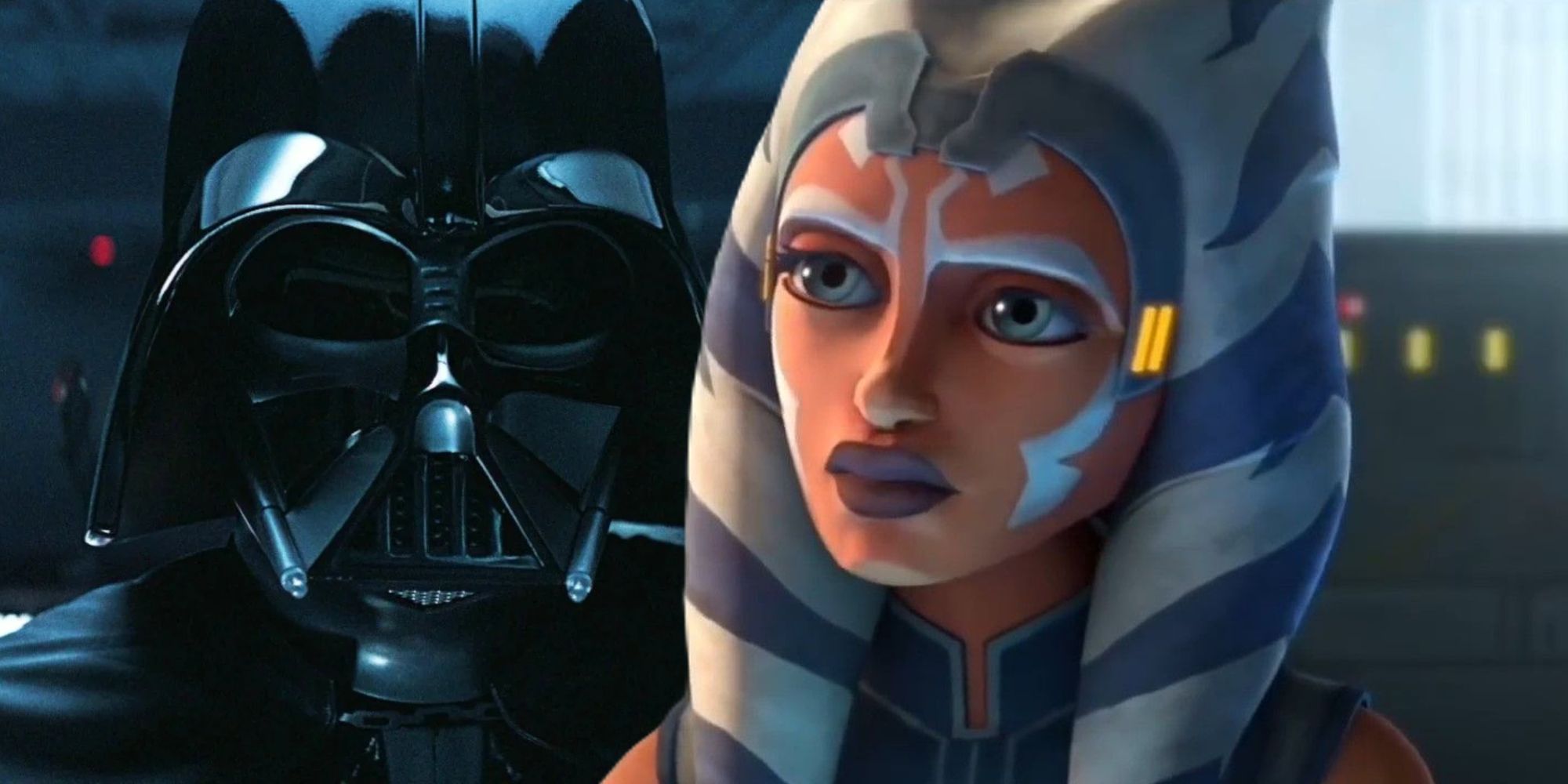 Darth Vader in Obi-Wan Kenobi and Ahsoka Tano.