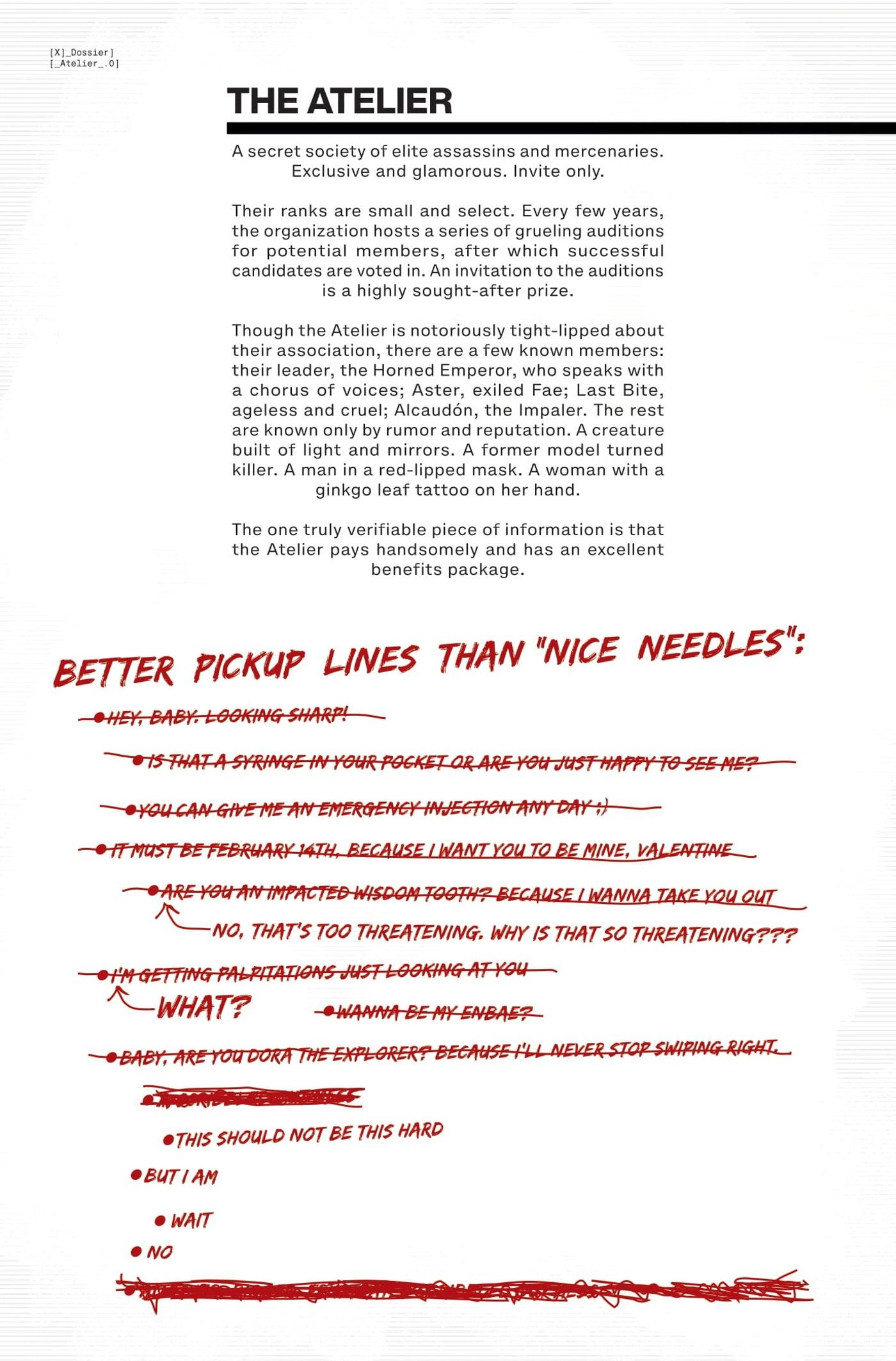 Deadpool # 1 Nhóm sát thủ Atelier Trang 2