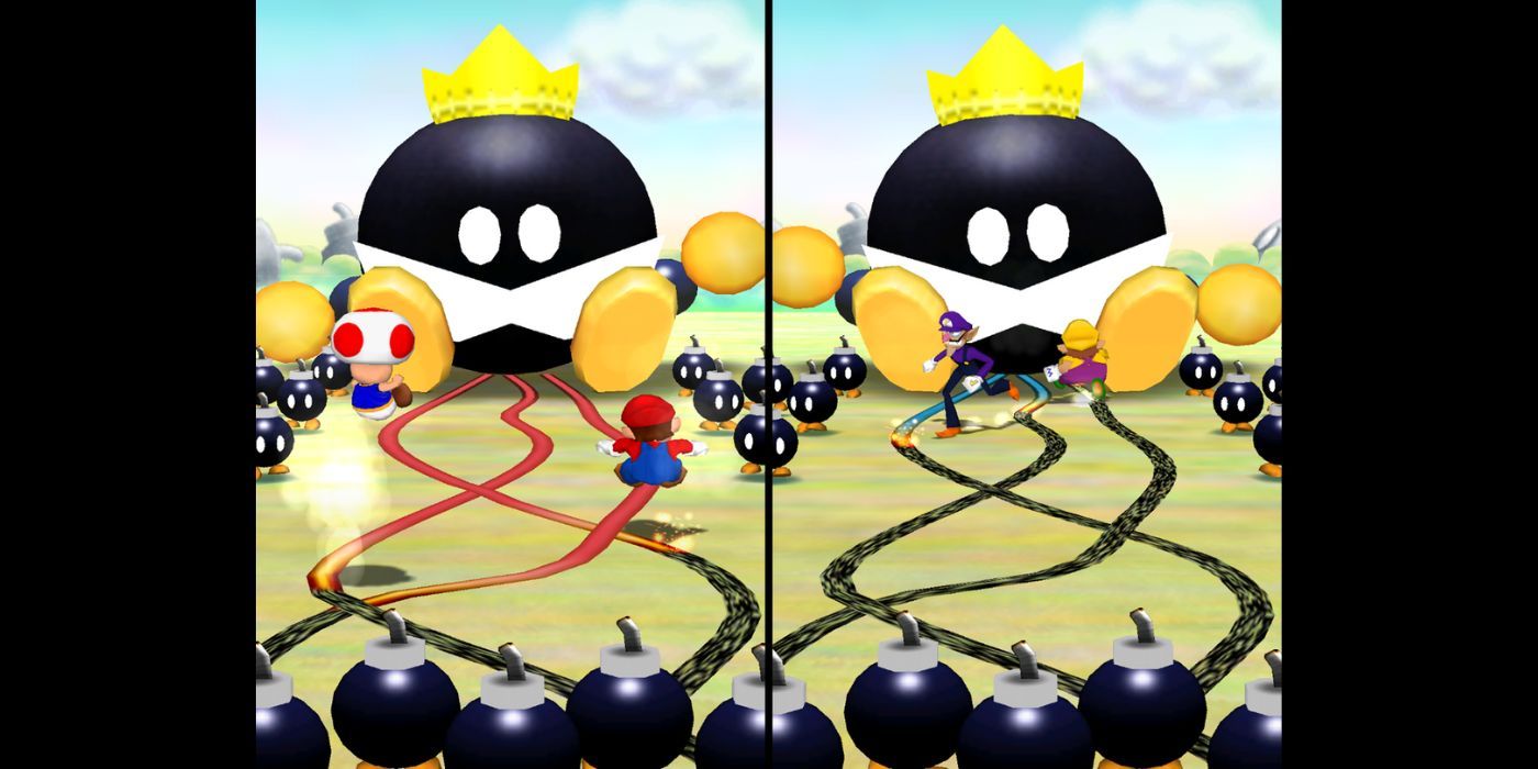 Desative ou perca o mingame em Mario Party 5