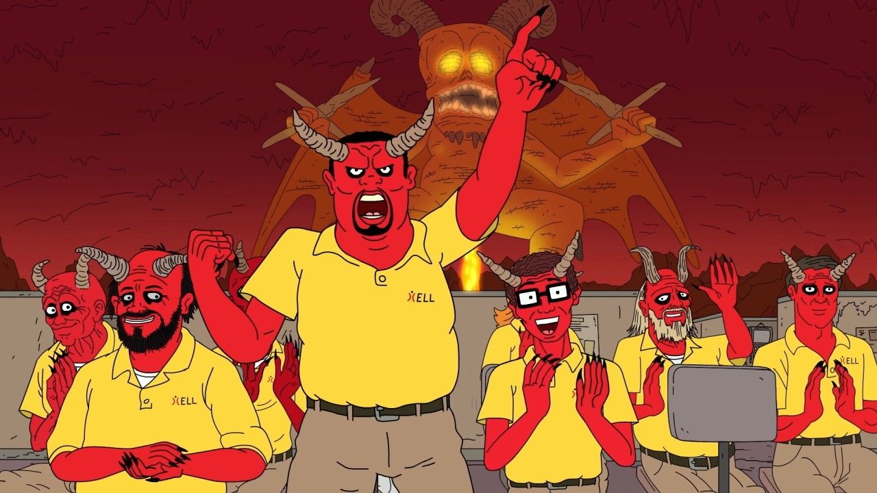 Demons in Your Pretty Face is Going to Hell Cartoon