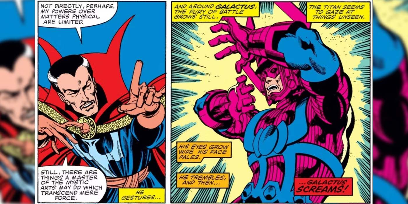 Doctor Strange Defeats Galactus