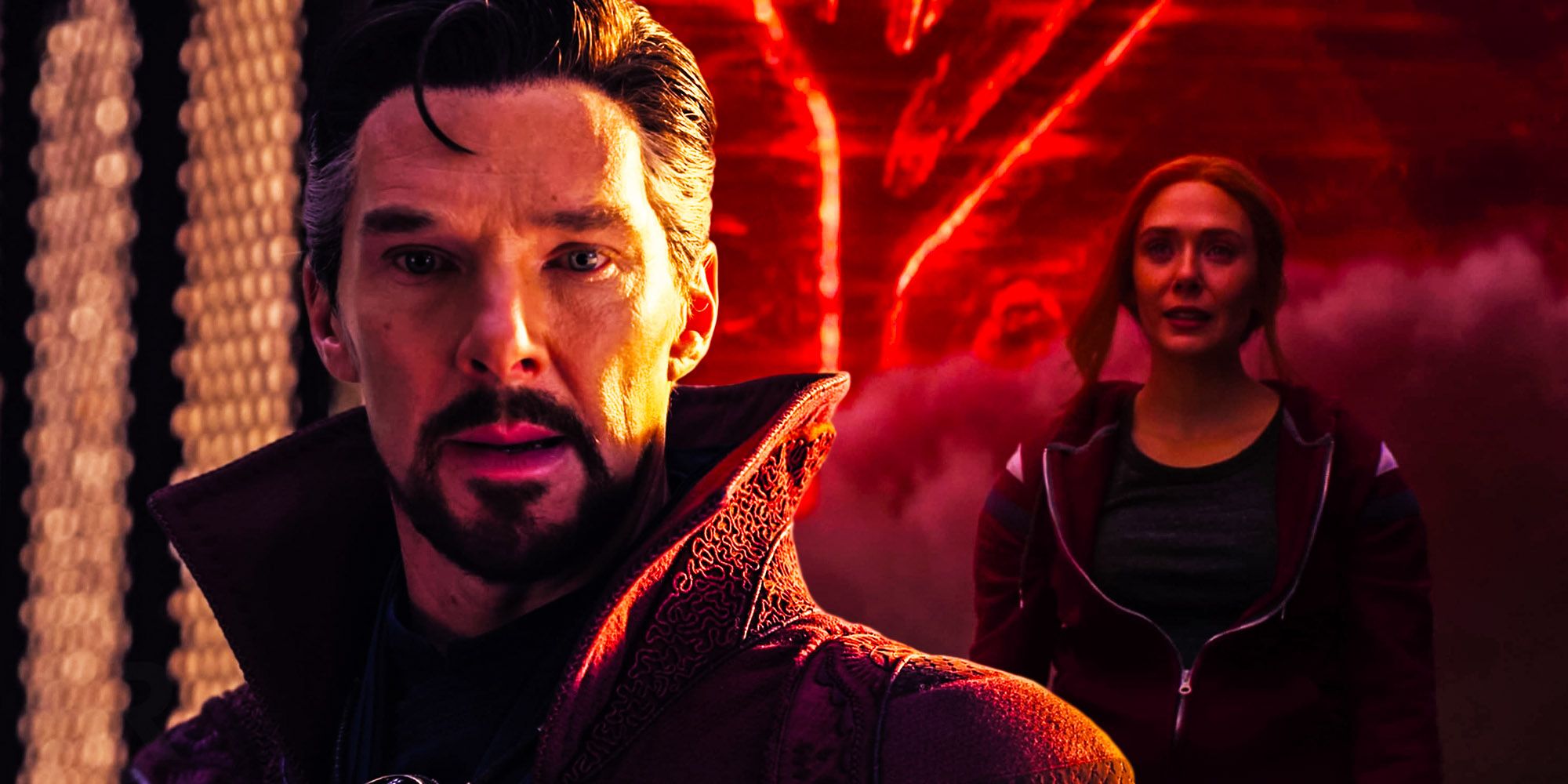 Doctor strange multiverse of madness Wandavision wanda spell runes