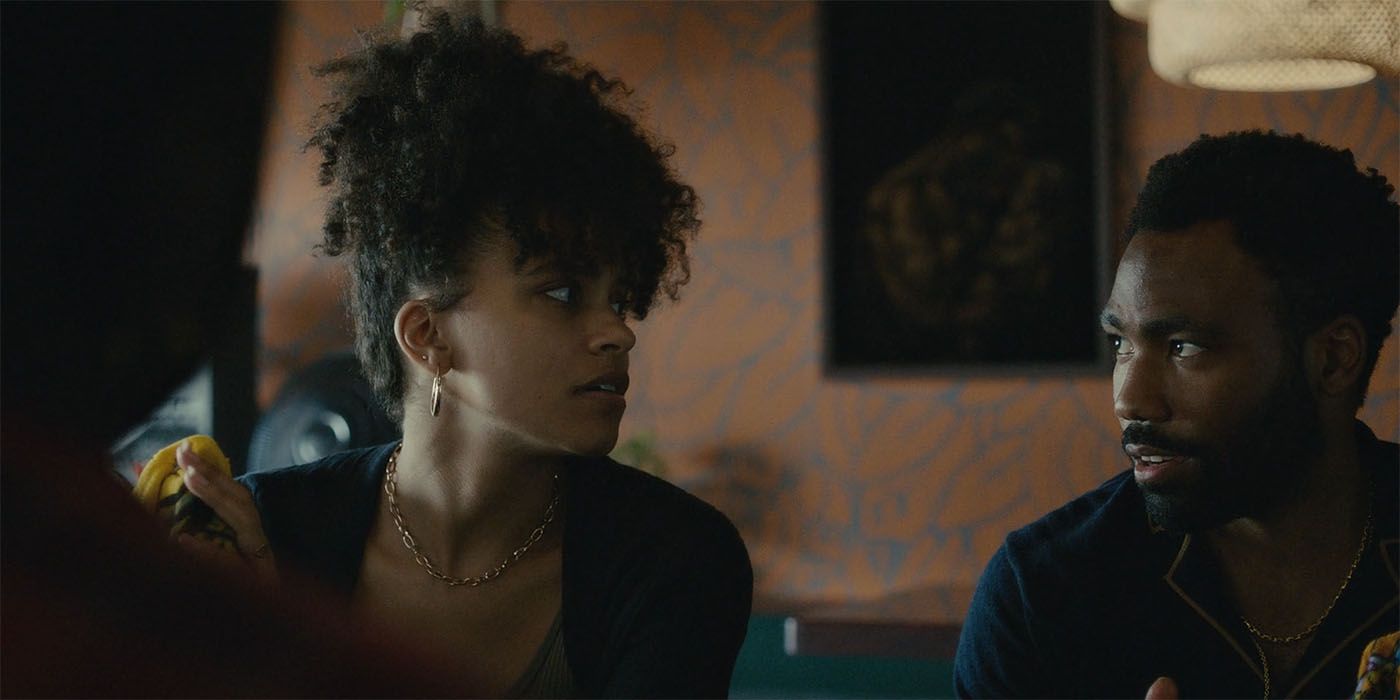 Donald Glover as Earn and Zazie Beetz as Van in the Atlanta finale