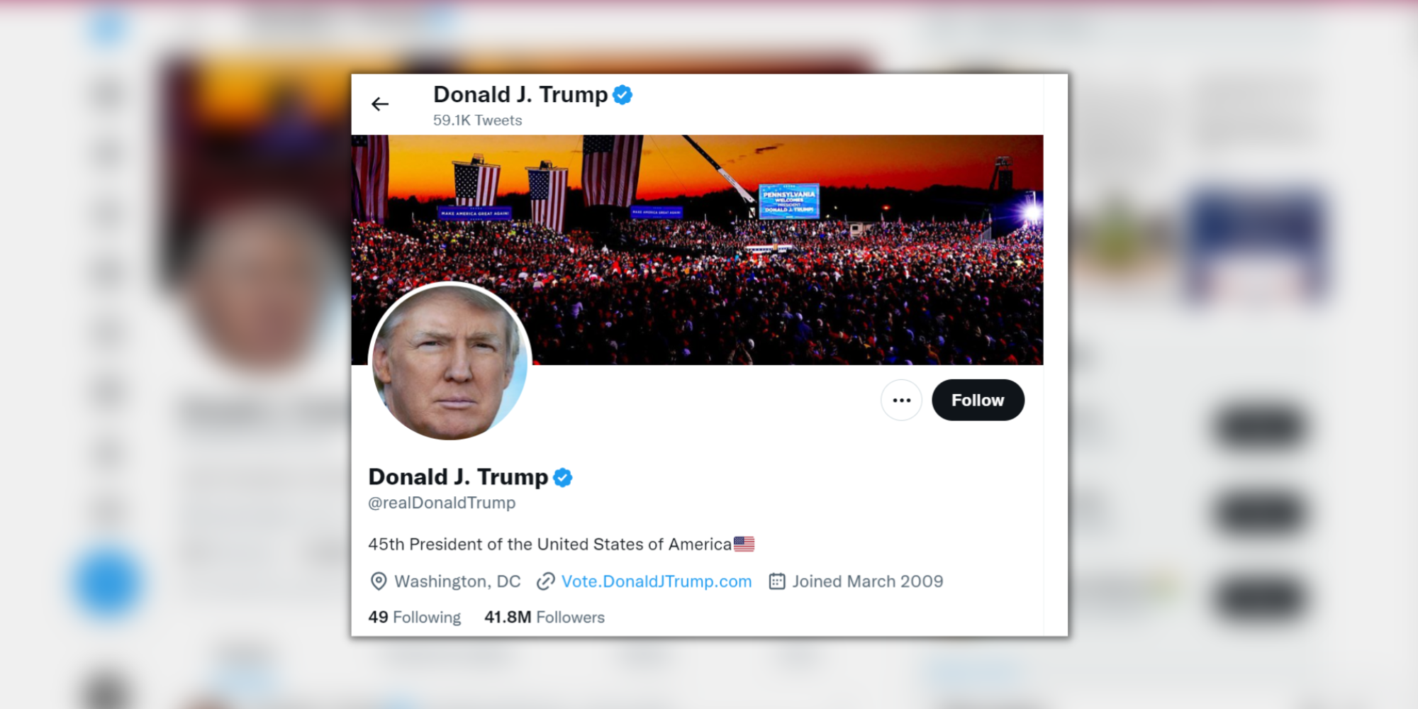 Donald Trump's Twitter Account Is Back Online