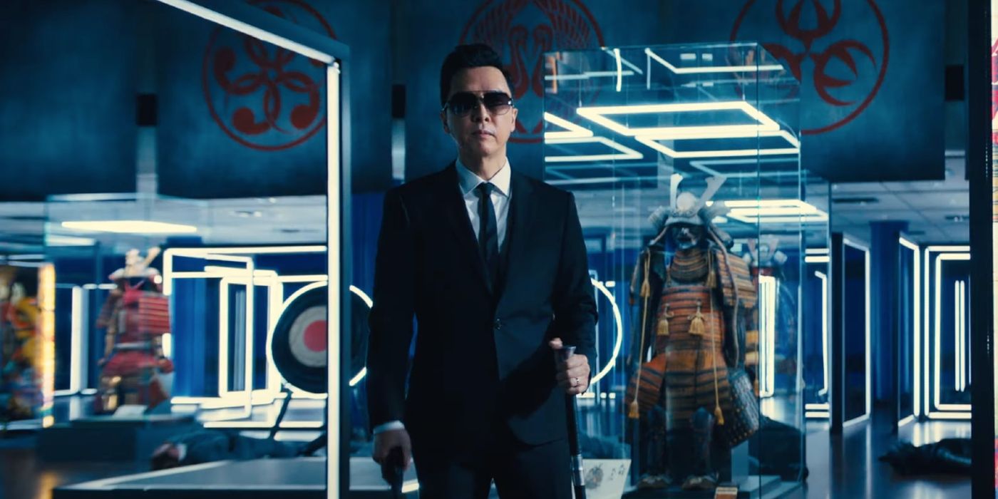 Donnie Yen in the Tokyo Continental in John Wick 4