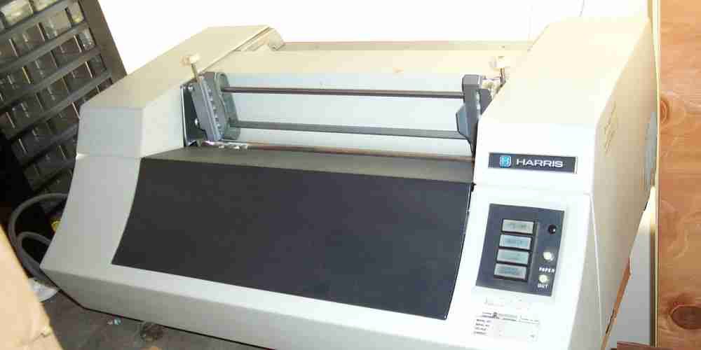 The Centronics 101 Dot Matrix Printer.