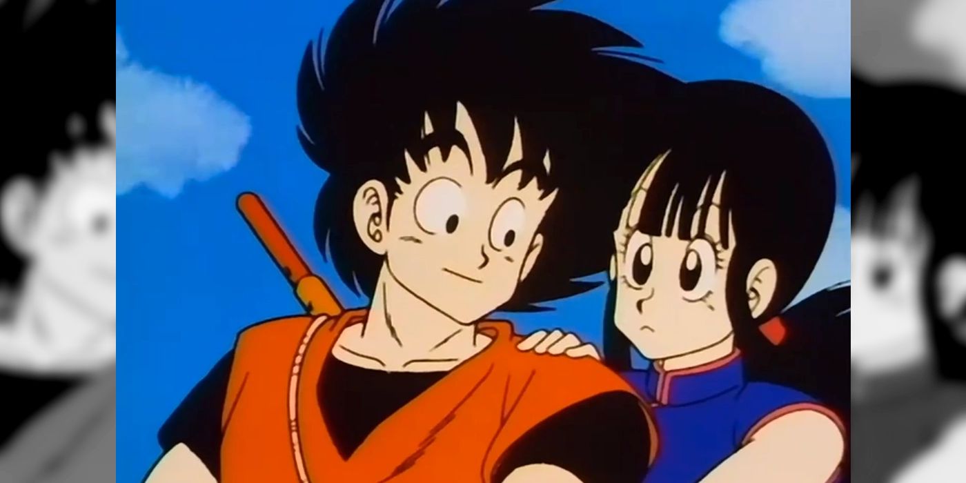 Dragon Ball's Goku & Chi Chi in the episode Dress in Flames.