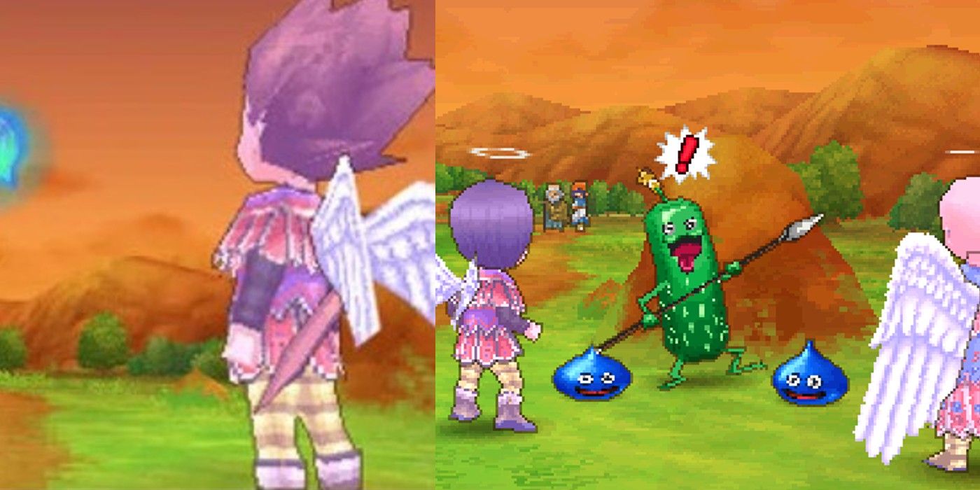 A aventura celestial de Dragon Quest 9 está presa no purgatório - Anjos do jogo Dragon Quest 9