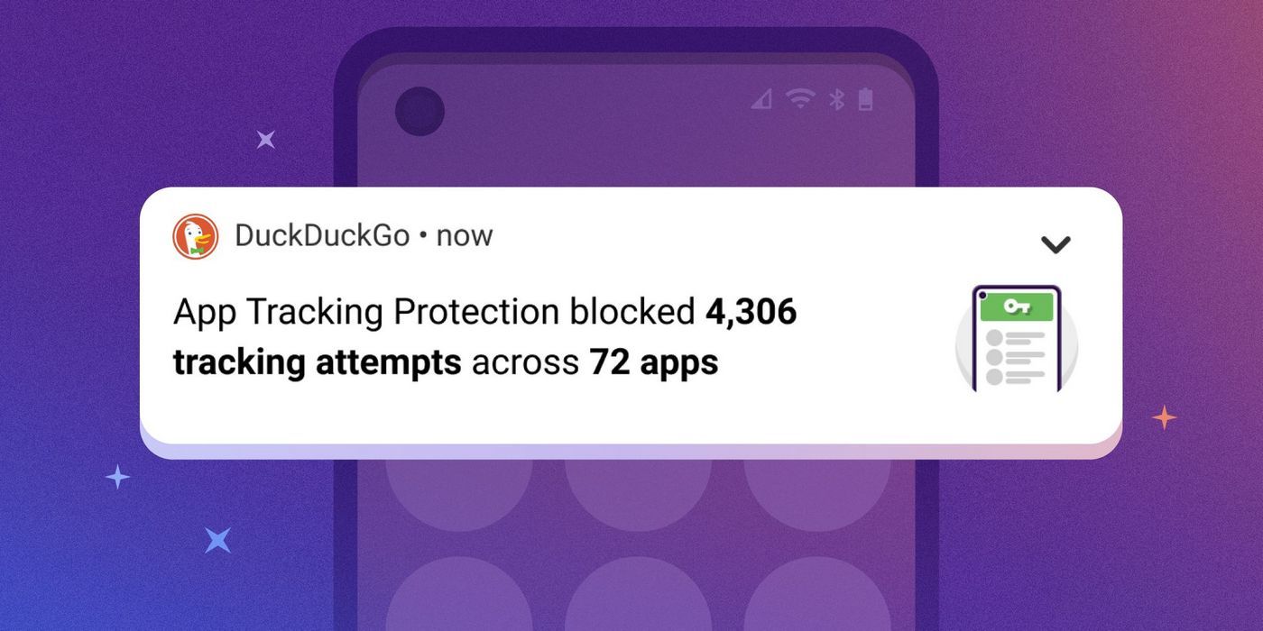 DuckDuckGo app tracking protection