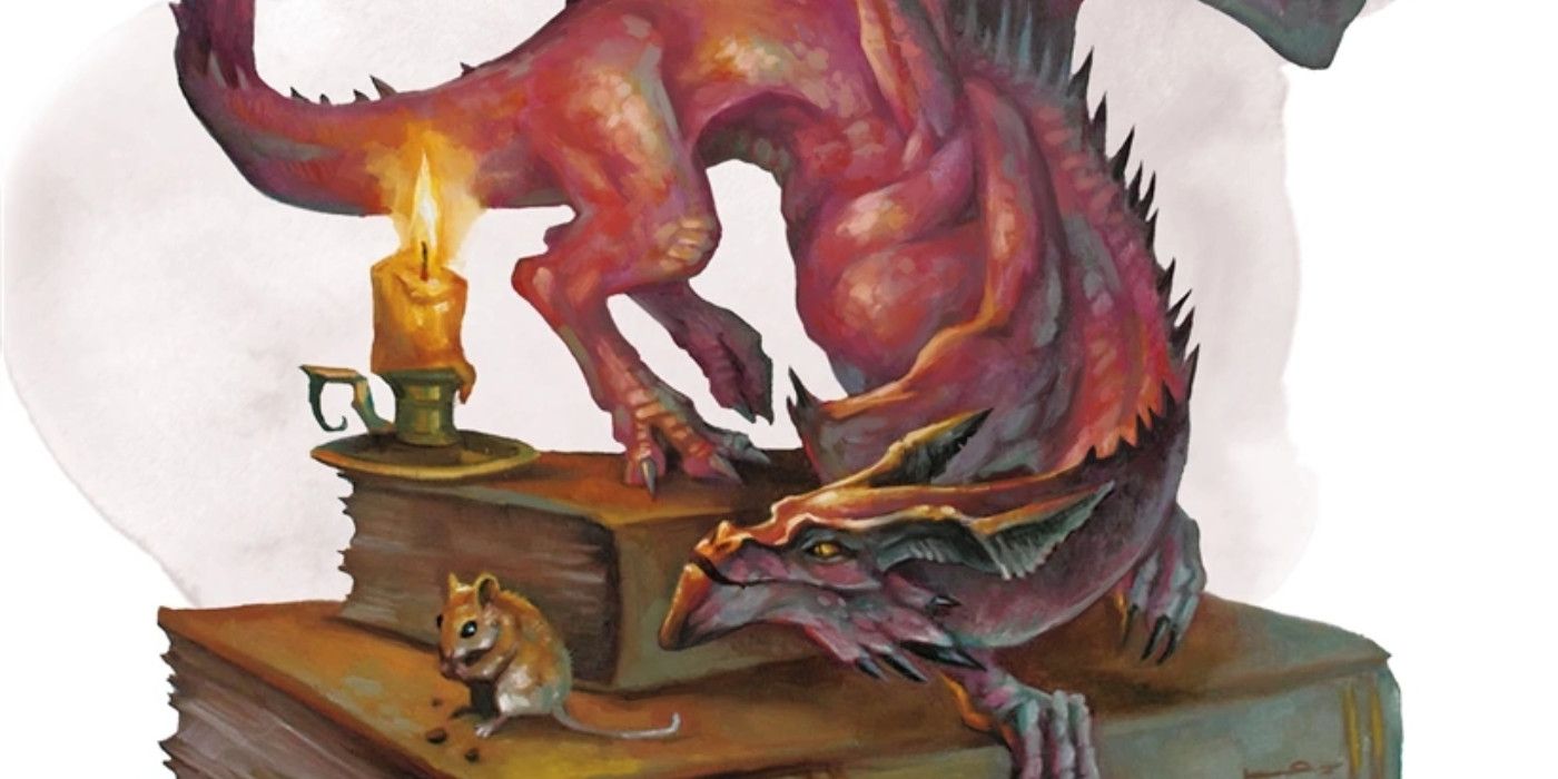 An image of a pseudodragon from Dungeons and Dragons 5e