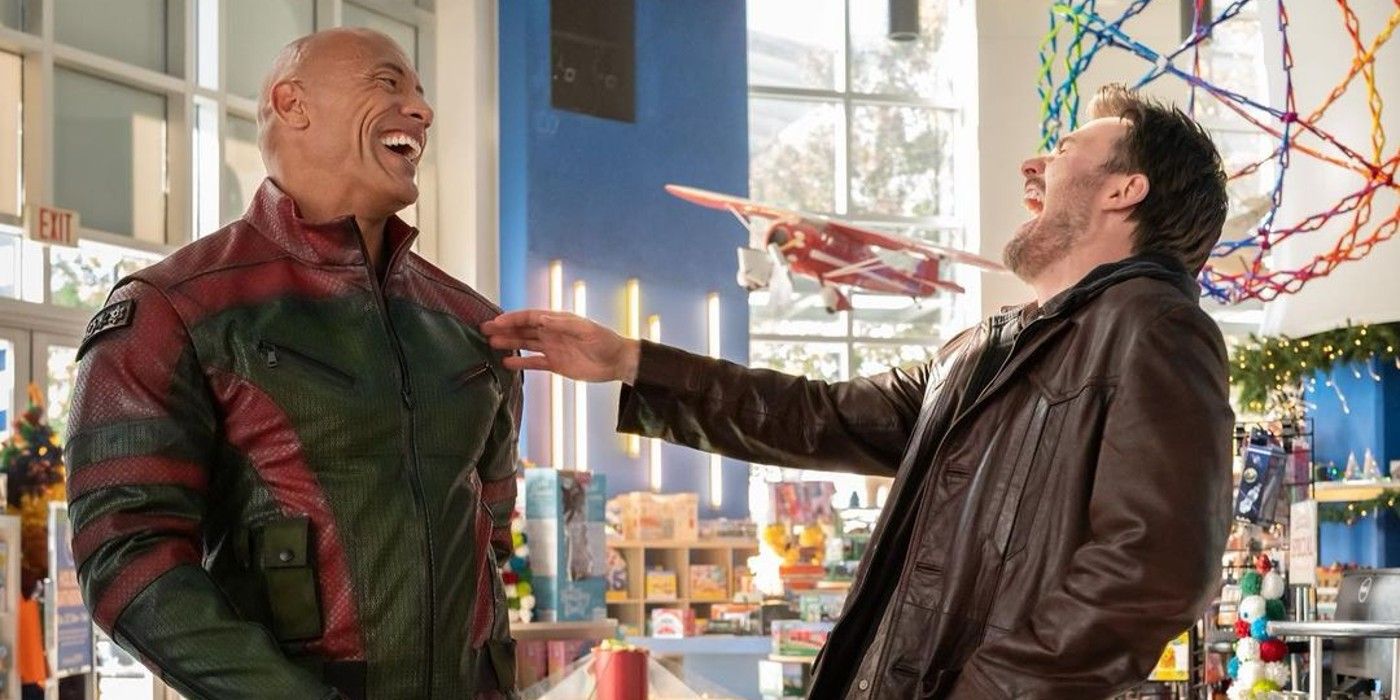 Chris Evans & Dwayne Johnson Goof Off In First Official Red One Images