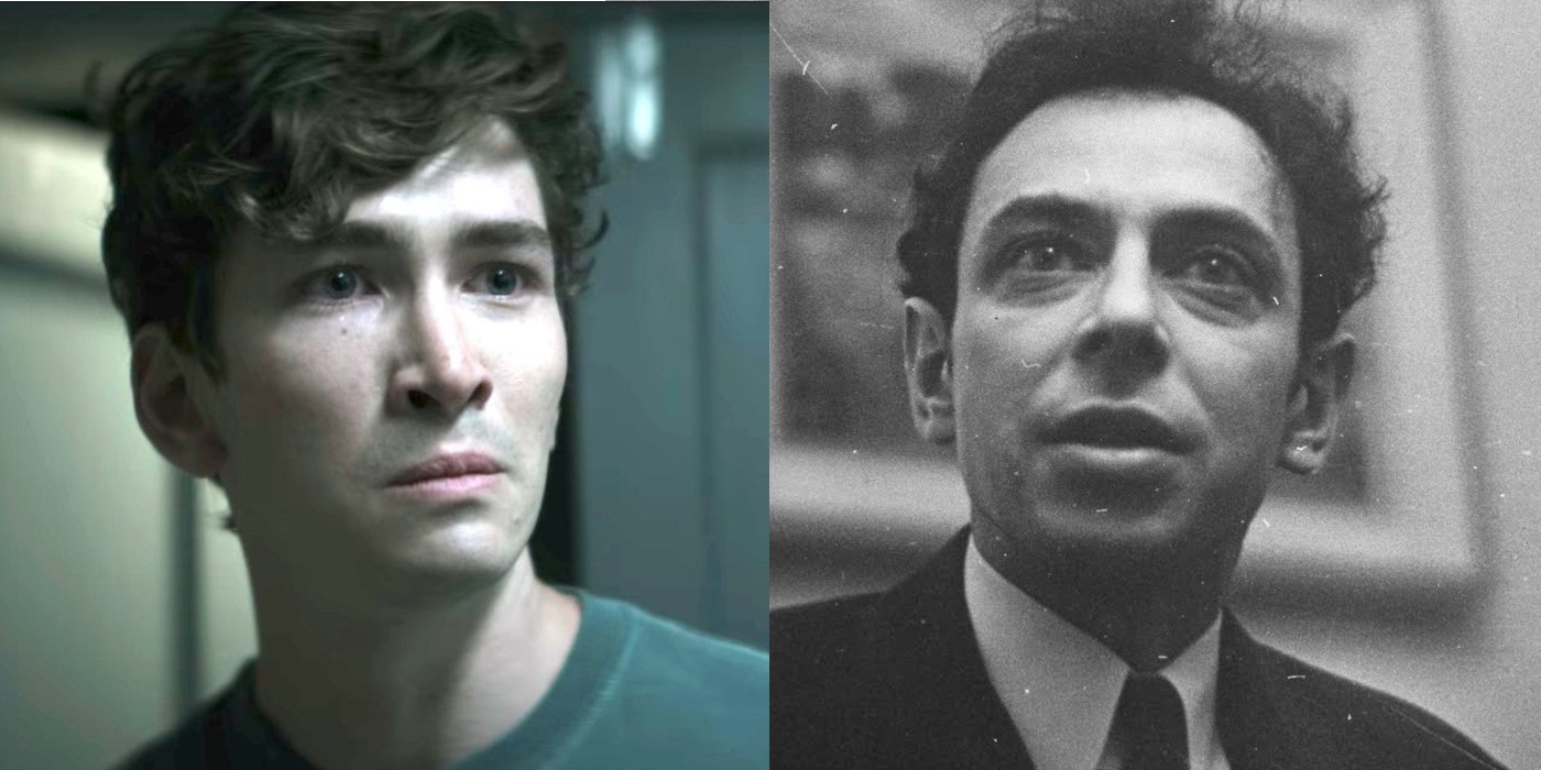 Split image of Dylan Arnold and Frank Oppenheimer