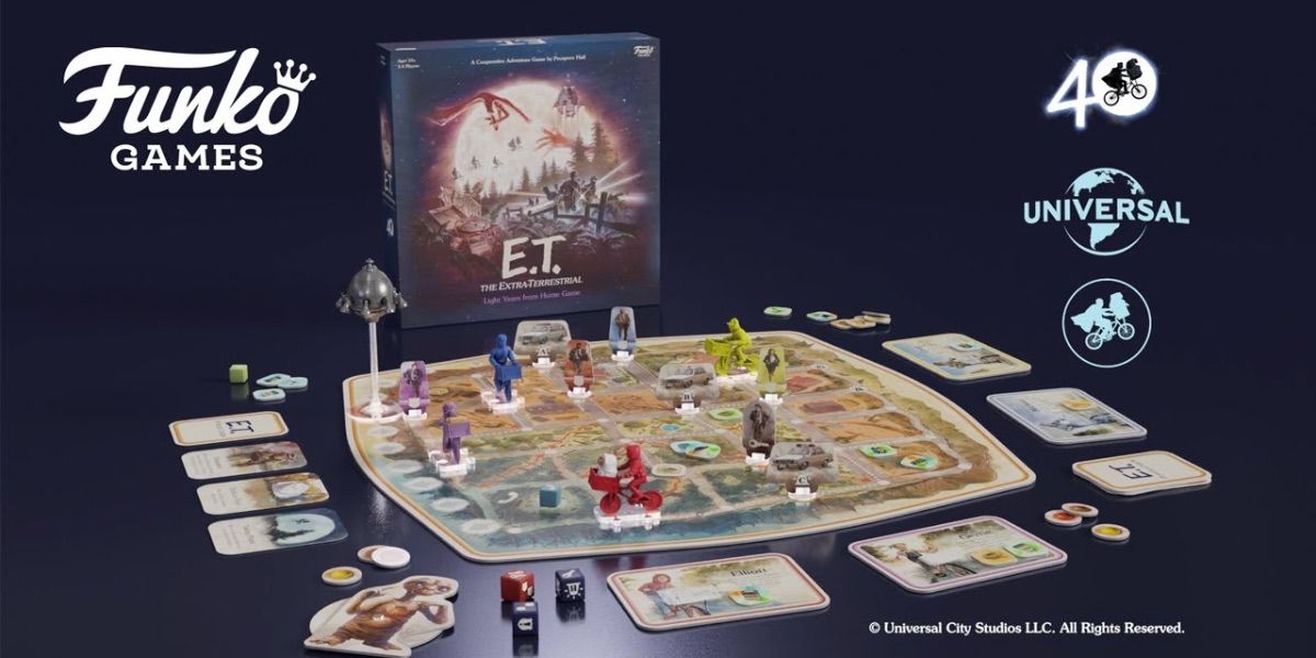 O conteúdo e a caixa de ET Lightyears from Home Game aparecem em uma imagem promocional